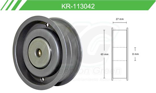 Imagen de Poleas de Accesorios y Distribución KR-113042