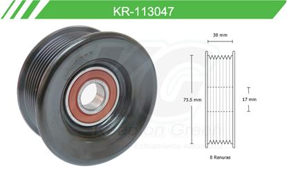Imagen de Poleas de Accesorios y Distribución KR-113047