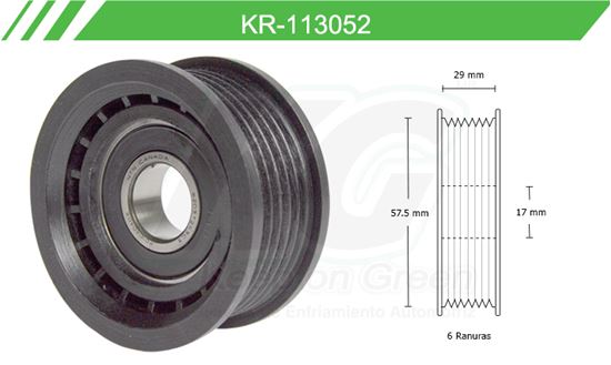 Imagen de Poleas de Accesorios y Distribución KR-113052