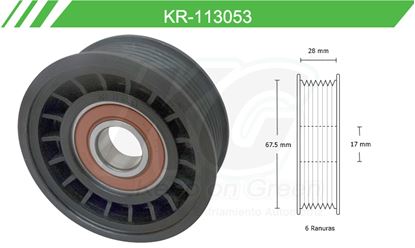 Imagen de Poleas de Accesorios y Distribución KR-113053