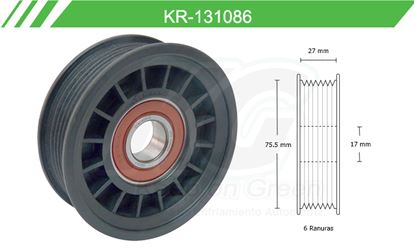 Imagen de Poleas de Accesorios y Distribución KR-131086