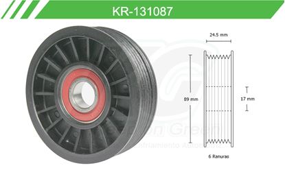 Imagen de Poleas de Accesorios y Distribución KR-131087