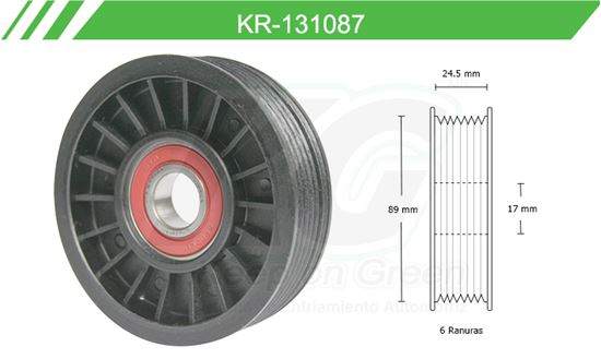 Imagen de Poleas de Accesorios y Distribución KR-131087