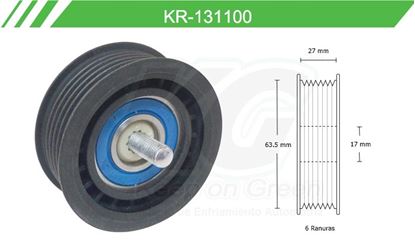 Imagen de Poleas de Accesorios y Distribución KR-131100