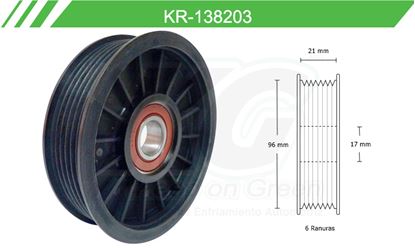 Imagen de Poleas de Accesorios y Distribución KR-138203