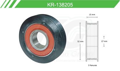 Imagen de Poleas de Accesorios y Distribución KR-138205