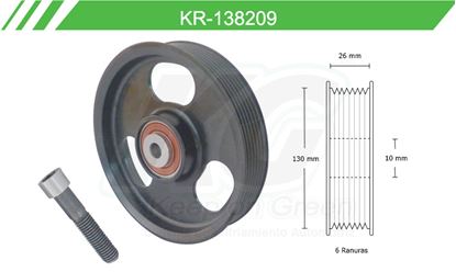 Imagen de Poleas de Accesorios y Distribución KR-138209