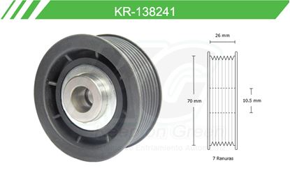 Imagen de Poleas de Accesorios y Distribución KR-138241