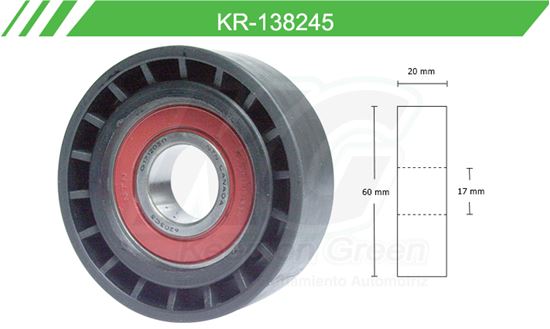 Imagen de Poleas de Accesorios y Distribución KR-138245