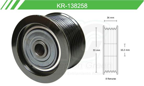 Imagen de Poleas de Accesorios y Distribución KR-138258