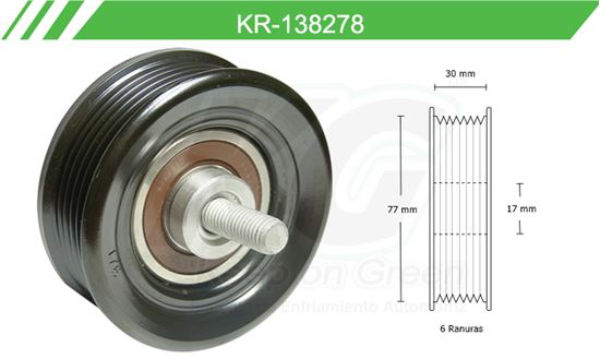 Imagen de Poleas de Accesorios y Distribución KR-138278