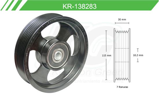 Imagen de Poleas de Accesorios y Distribución KR-138283